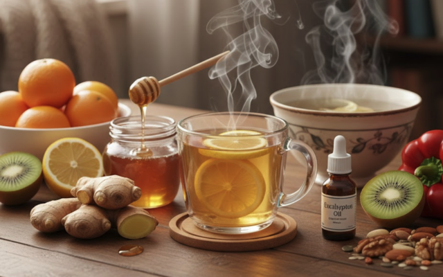 Bli av med förkylningen med naturlig huskur